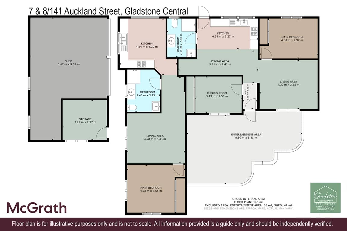 7 & 8/141 Auckland Street, Gladstone Central  QLD  4680